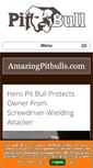 Mobile Screenshot of amazingpitbulls.com